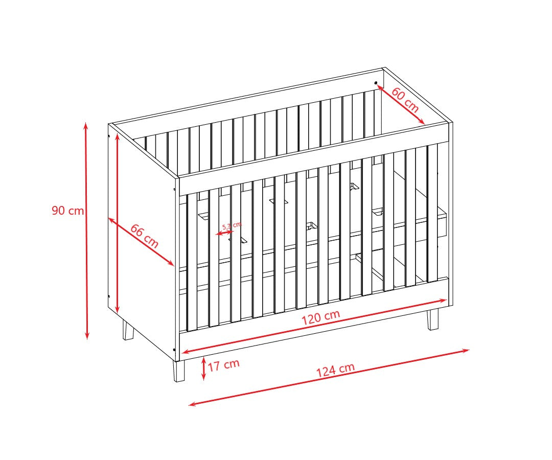 Baby Bed Kubi - White