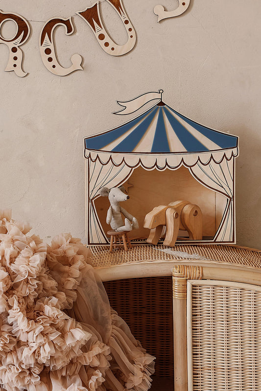 Circus Puppet Theater – Wooden Wall Decoration