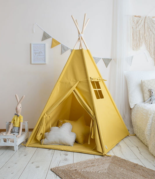 Mustard Teepee Tent