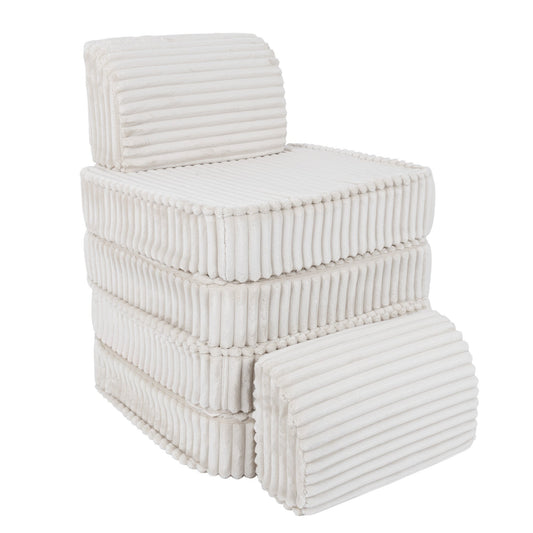 Small Modular Sofa for Kids - Churros White