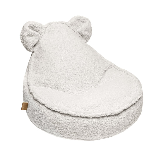 MeowBaby Bearly Teddy vaikiškas sėdmaišis – Kreminė