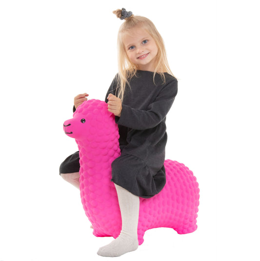 Gerardo's Toys šokliukas „My First JUMPY“ – rožinė alpaka