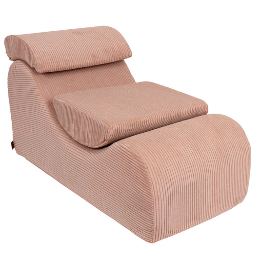 MeowBaby® „Wave Lounger“ ergonominis gultas – pudros rožinis