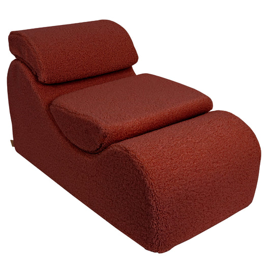 MeowBaby® „Wave Lounger“ ergonominis gultas – rudas „Bearly“