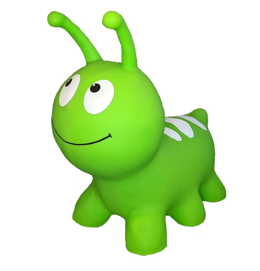 Gerardo's Toys šokliukas „My First JUMPY“ – žalias kirmėliukas