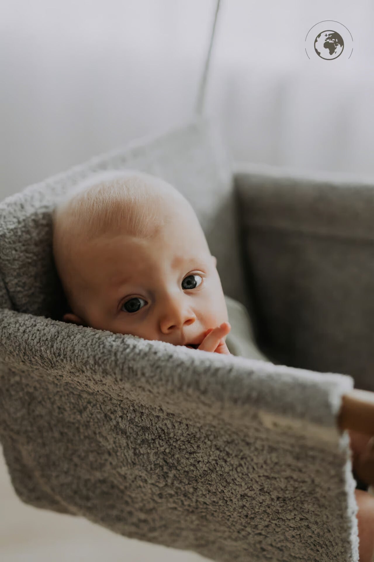BaBi Baby Swing - Bouclé Night Grey