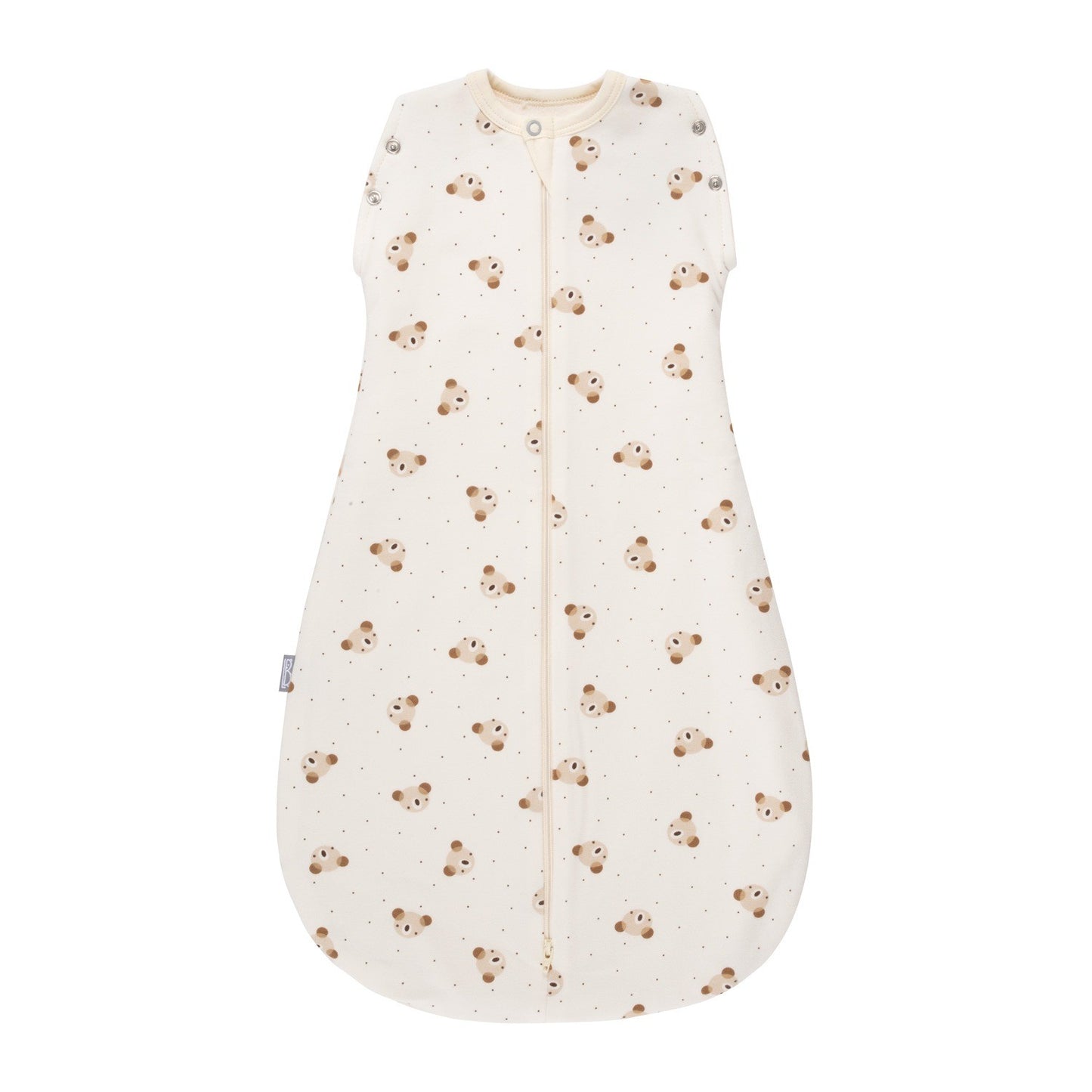 Baby Swaddle and Sleeping Bag 2.5 TOG – Beige / White