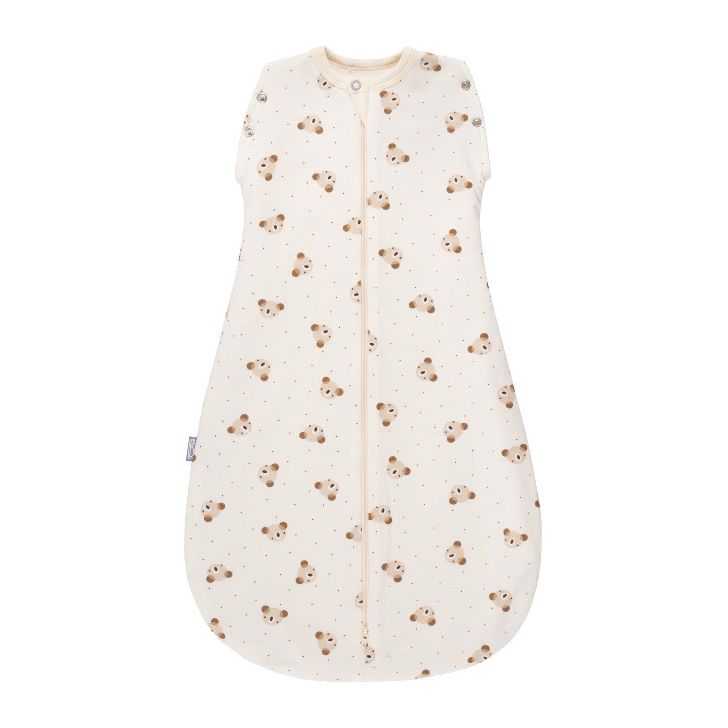 Baby Swaddle and Sleeping Bag 2.5 TOG – Beige / White