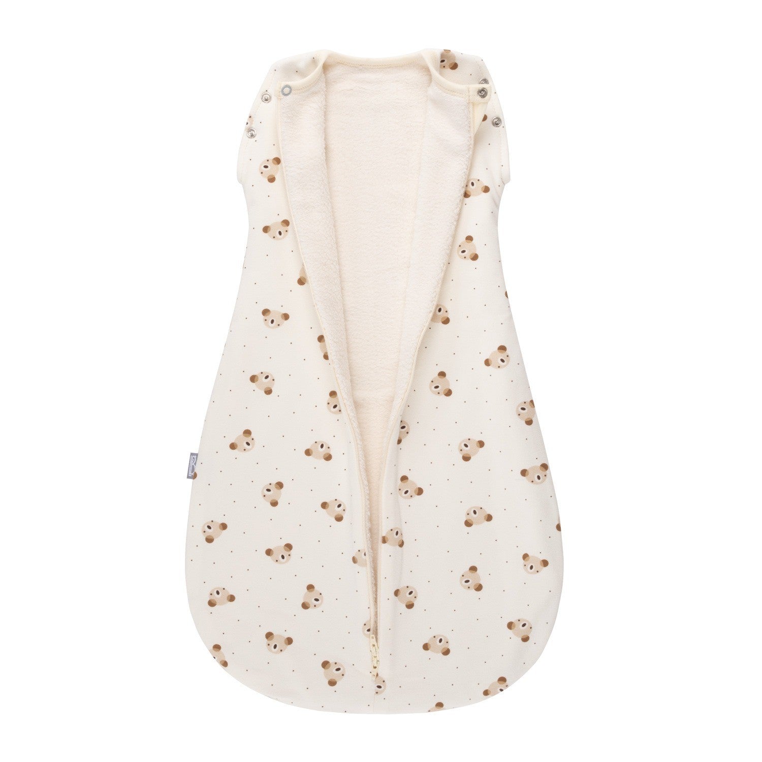 Baby Swaddle and Sleeping Bag 2.5 TOG – Beige / White