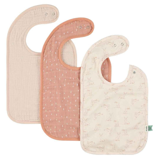 Trixie Baby seilinukų rinkinys „Rosy Rabbit“ – 3 vnt.
