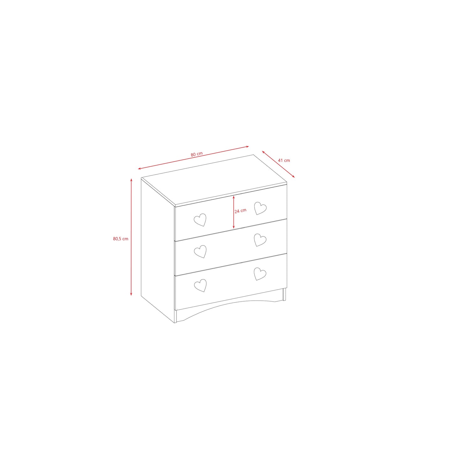 Chest-of-Drawers Julia