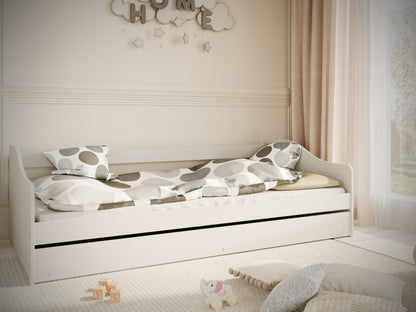 Children's Bed Blanka - White