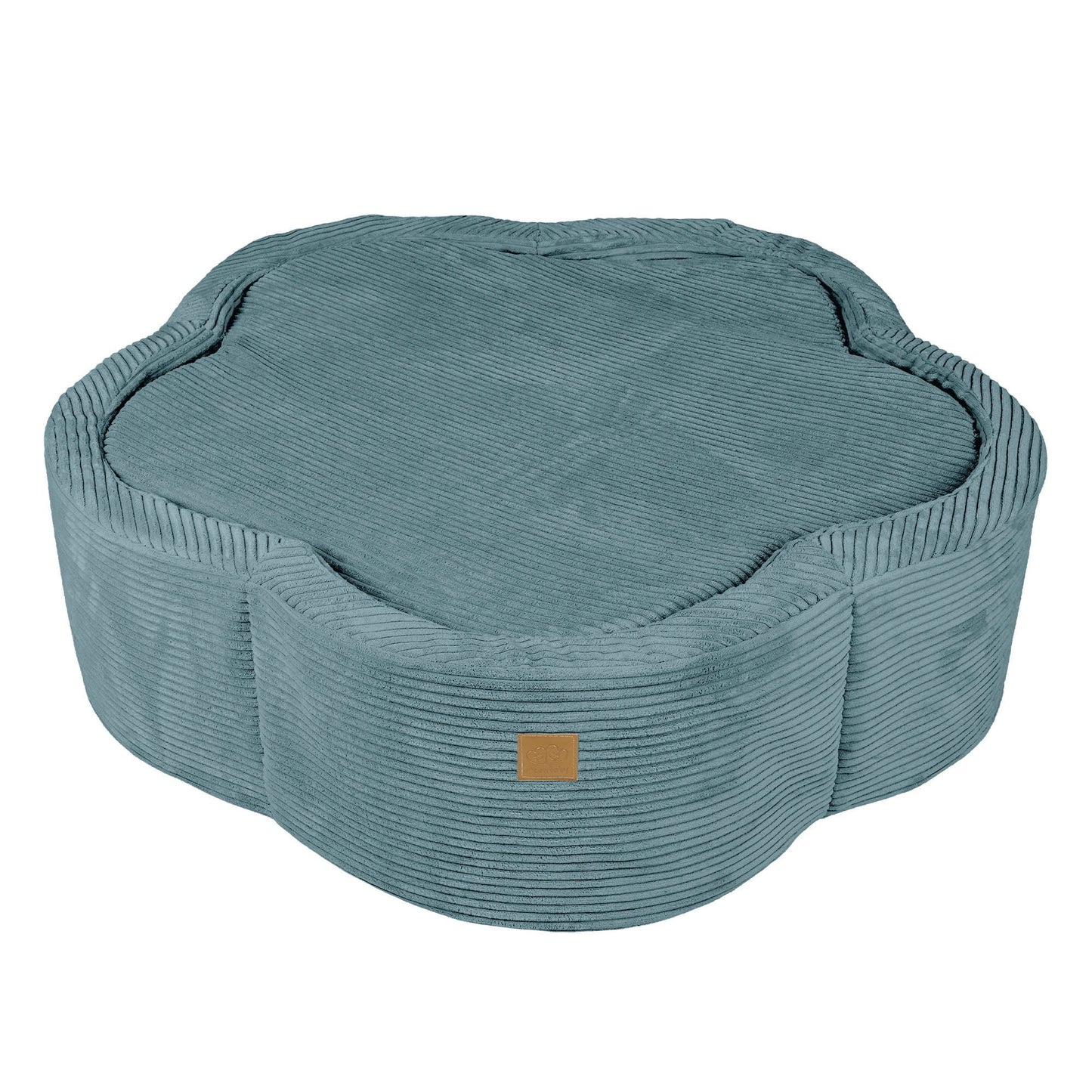 Foam Baby Ball Pit - Aesthetic Turquoise Flower