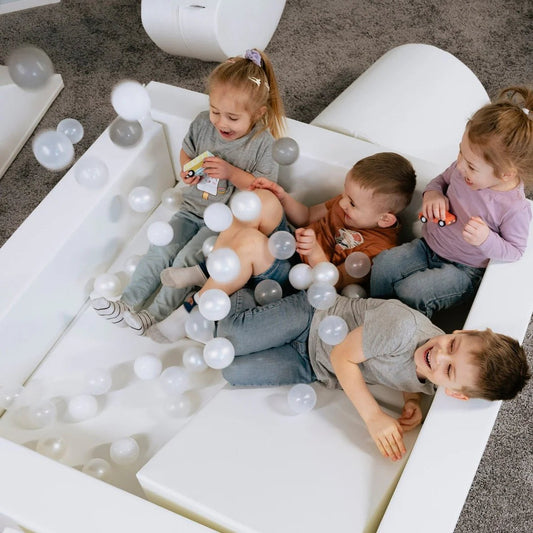 IGLU kamuoliukų baseino kamuoliukai, 500 vnt. – balti