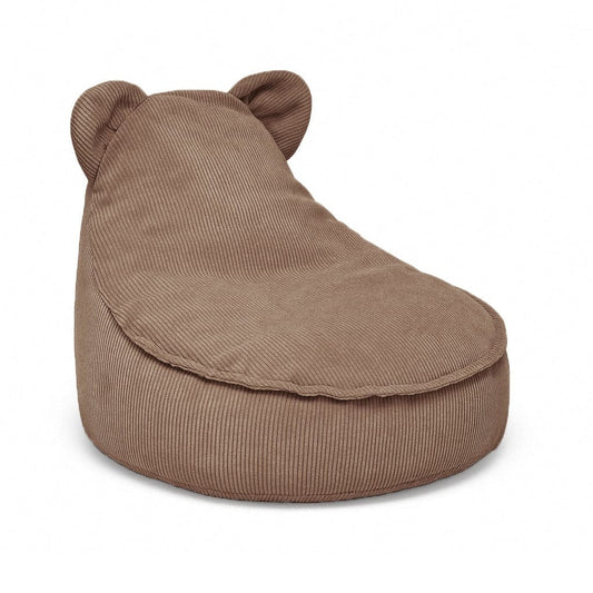 MeowBaby Slimcord Teddy vaikiškas sėdmaišis – Ruda
