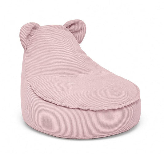 MeowBaby Slimcord Teddy vaikiškas sėdmaišis – Rožinė