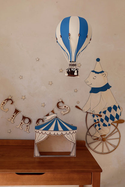 Wooden Wall Garland CIRCUS