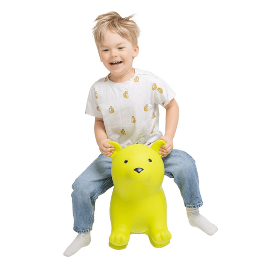 Gerardo's Toys šokliukas „My First JUMPY“ – žalias meškiukas