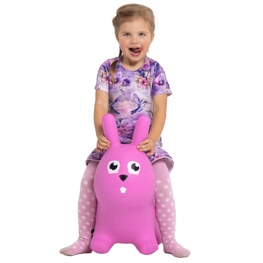 Gerardo's Toys šokliukas „My First JUMPY“ – rožinis zuikutis