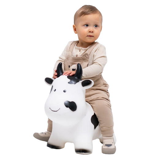 Gerardo's Toys šokliukas „My First JUMPY“ – balta karvutė