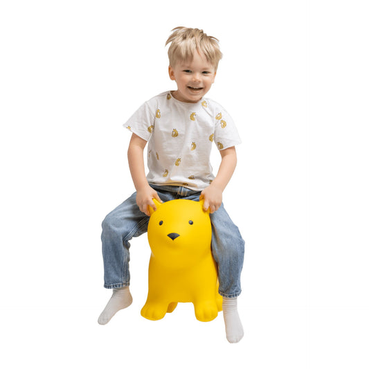Gerardo's Toys šokliukas „My First JUMPY“ – geltonas meškiukas