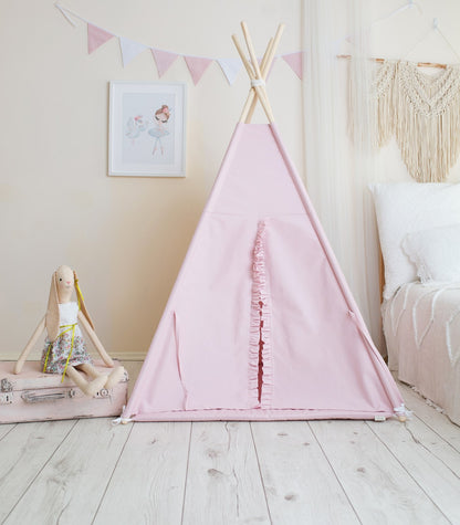 Pink Frill Teepee Tent