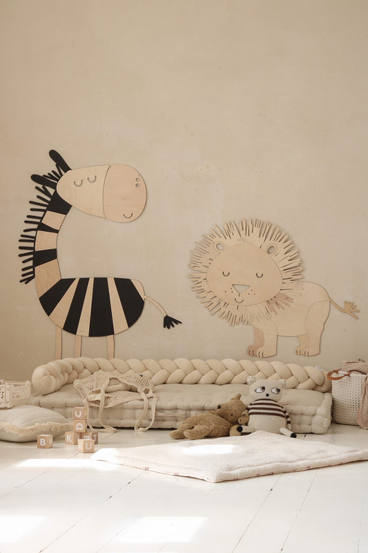 Safari Lion – Wooden Wall Decoration