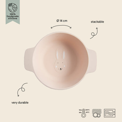 Silicone Bowl for Kids - Mrs. Rabbit