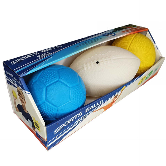 Gerardo's Toys sportinių kamuolių rinkinys vaikams – 3 vnt.