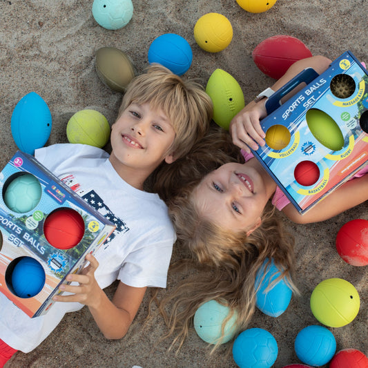 Gerardo's Toys sportinių kamuolių rinkinys vaikams – 4 vnt.