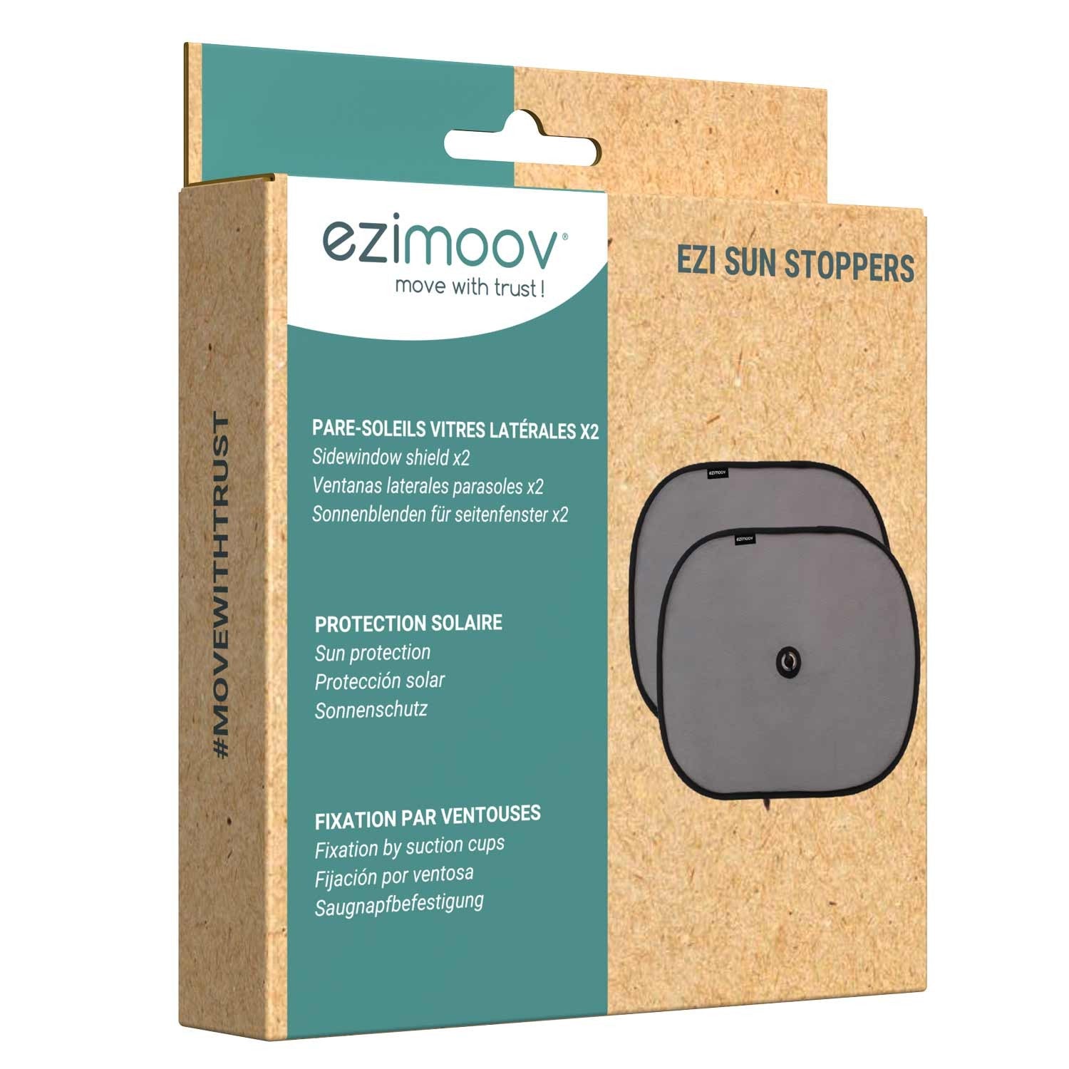 Sun Shade Suction Cup Window x2
