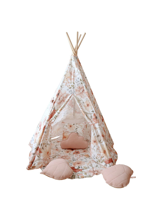 moi mili vaikiška tipi palapinė „Flower Power“
