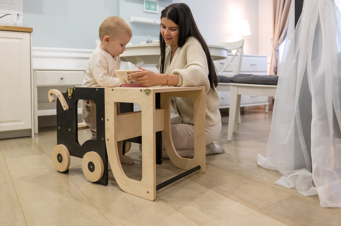 Trolley Kitchen Helper / Learning Table