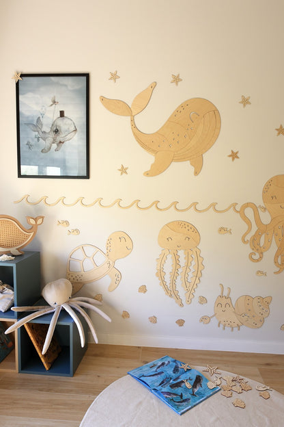Wooden Wall Decoration - Turtle