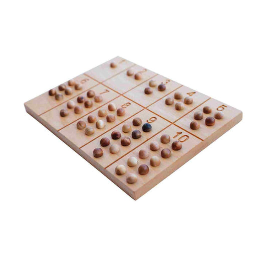 Wooden Story medinė Montessori skaičių lenta