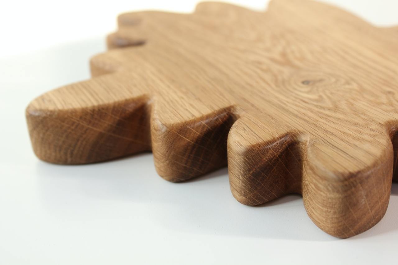 Wooden Plate For Kids - Maple Leaf
