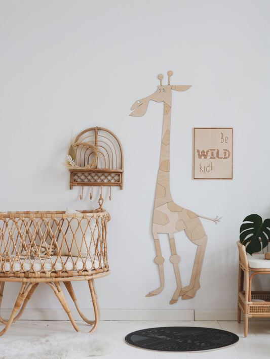 Cut It Now medinis plakatas „Be Wild Kid“