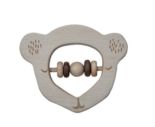 Wooden Story medinis barškutis-kramtukas – koala