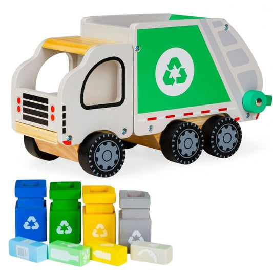 Gerardo's Toys medinis perdirbimo sunkvežimis